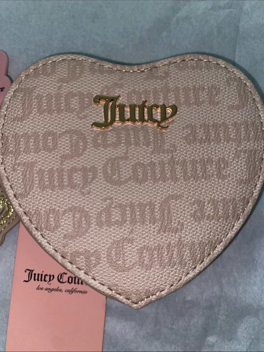 Juicy Couture Heart Wristlet